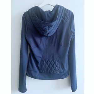 Neiman Marcus Sporty Zip Hoodie in Blue